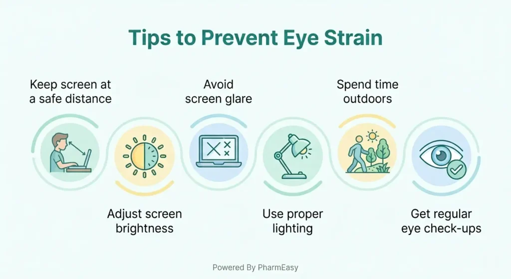 tips to prevent eye strain