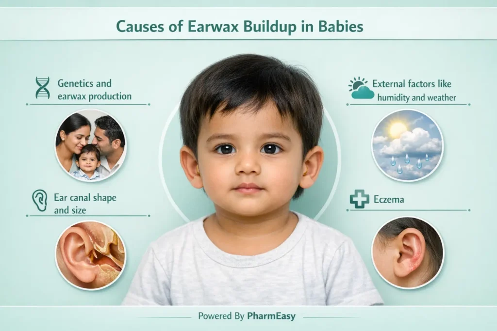 causes of earwax buildup in babies
