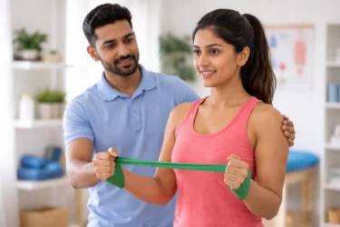 Resistant Band External Rotation