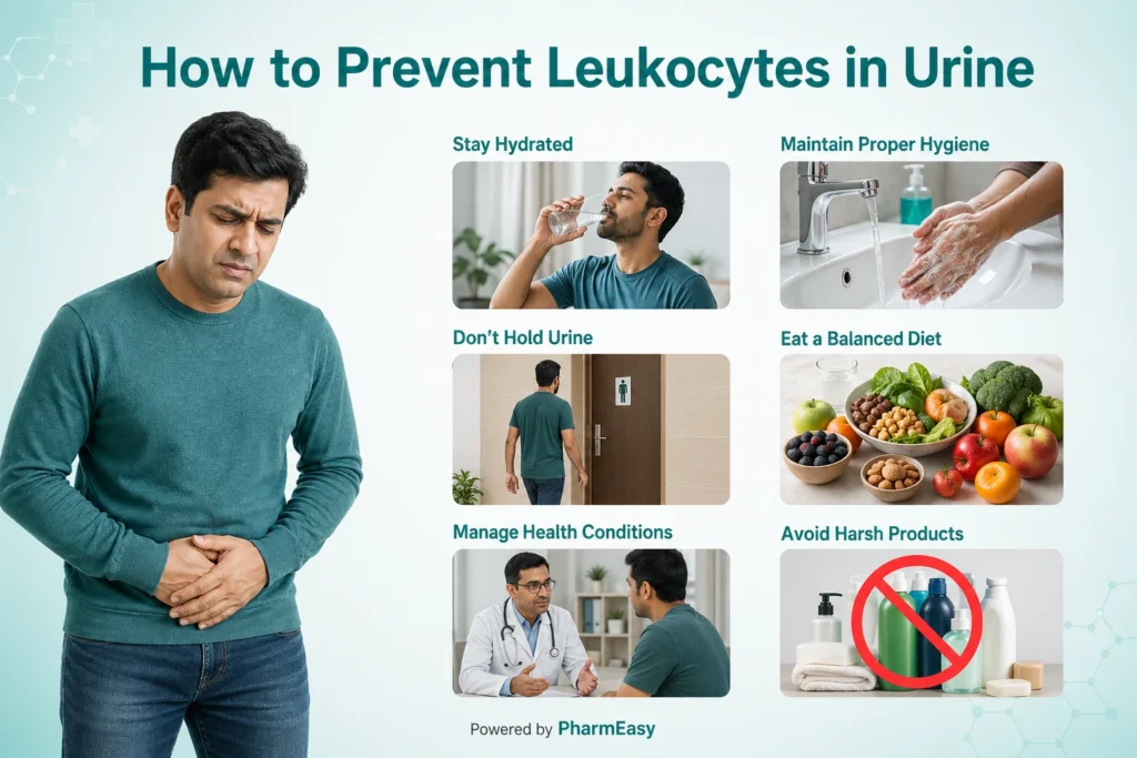 how to prevent leukocytes in urine