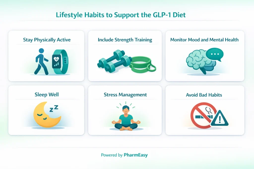 lifestyle habits to support glp 1 diet success