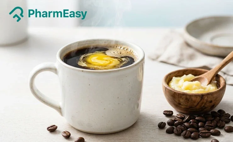 black coffee with ghee