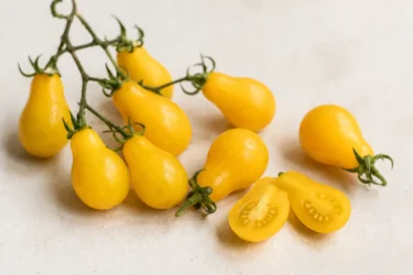 Yellow Pear Heirloom cherry tomatoes