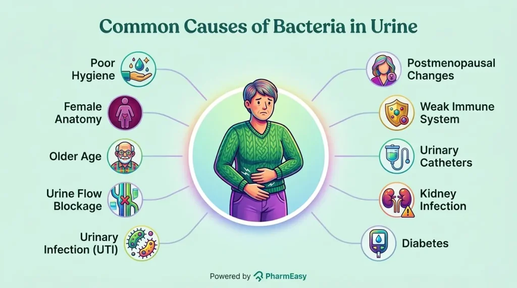 Causes of Bacteria in Urine