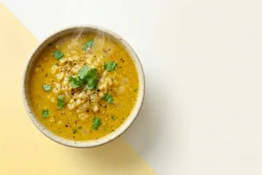 Turmeric garlic soup