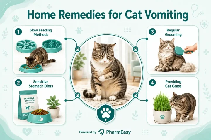 home remedies for cat vomiting