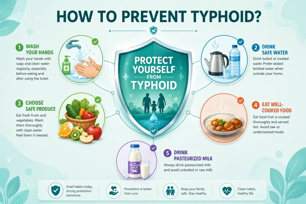 how to prevent typhoid 