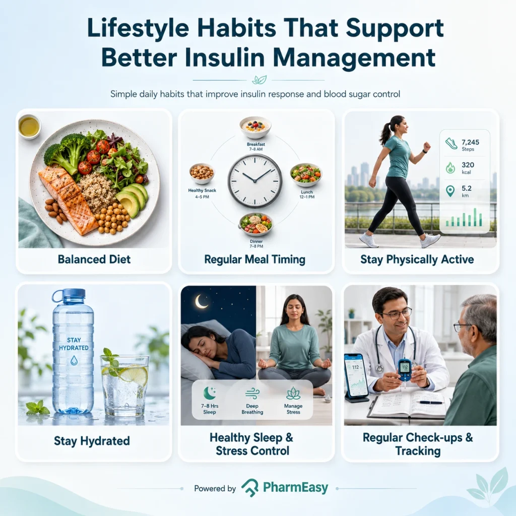 lifestyle habits that supports better insulin management 
