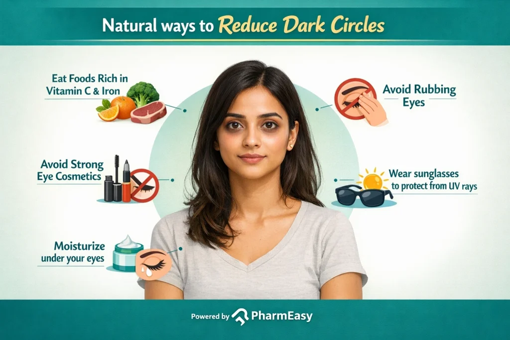 natural ways to reduce dark circles 