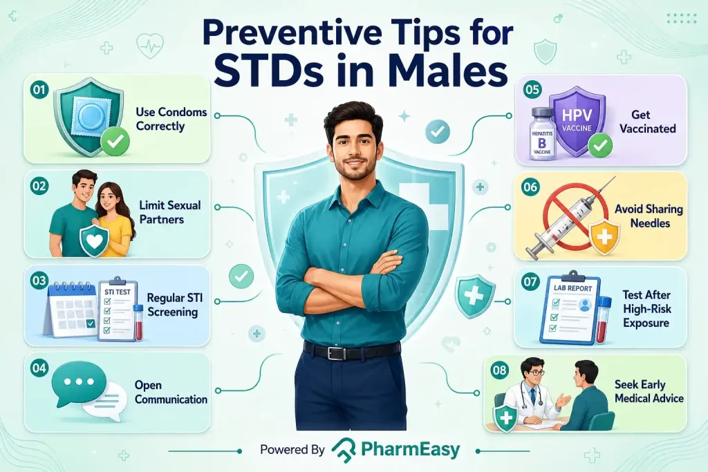 preventive tips for stds in males