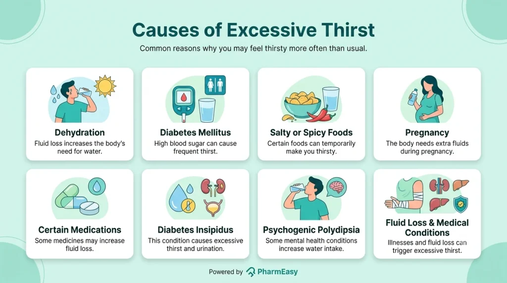 Causes of Excessive Thirst