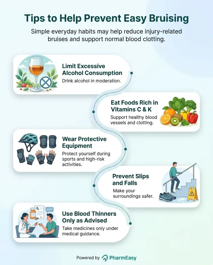 How to Reduce the Risk of Easy Bruising