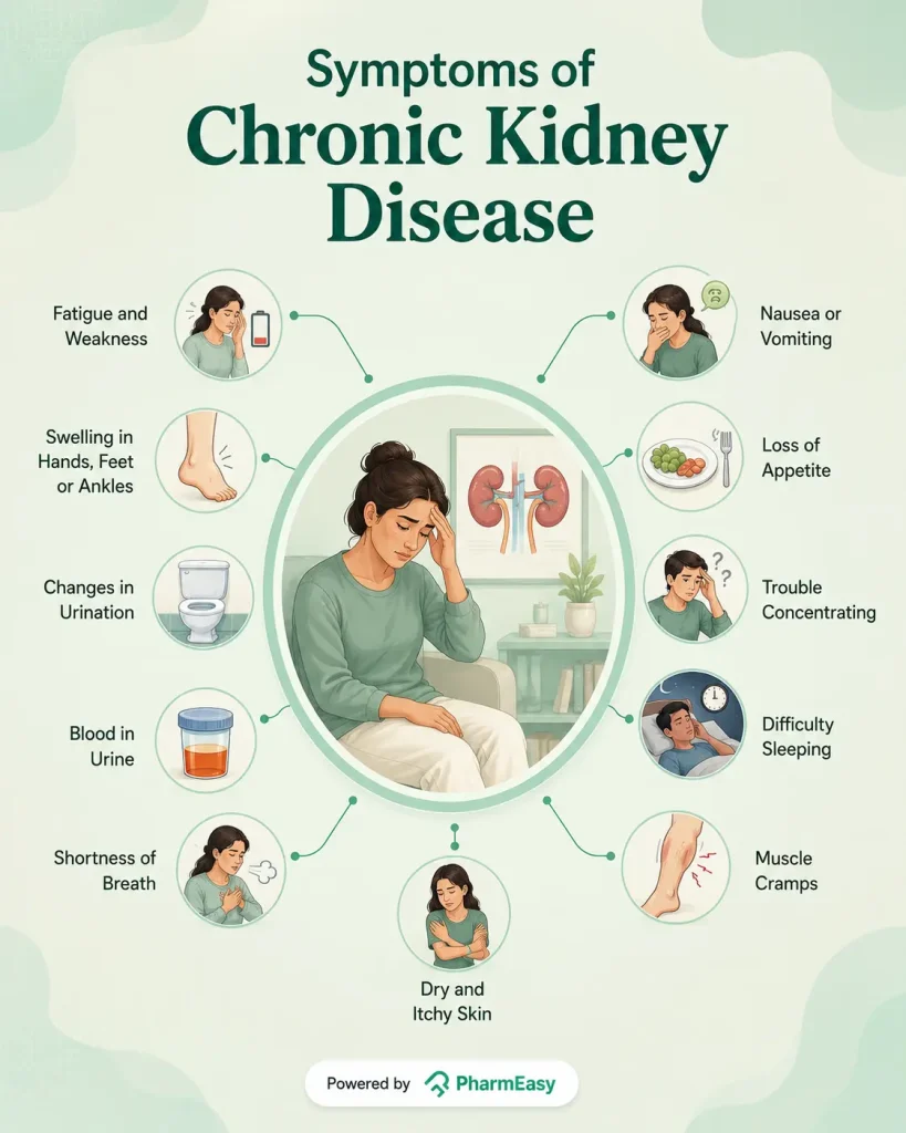 symptoms of chronic kidney disease