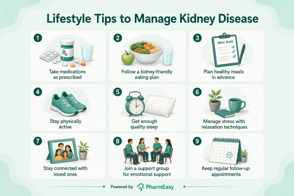 tips to manage kidney disease