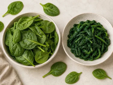 spinach is a source of vitamin k