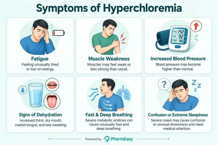 Symptoms of Hyperchloremia