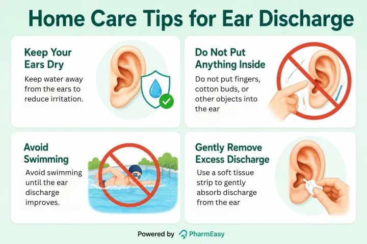home care tips for ear discharge