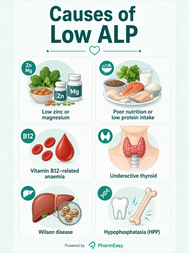 causes of low alkaline phosphate