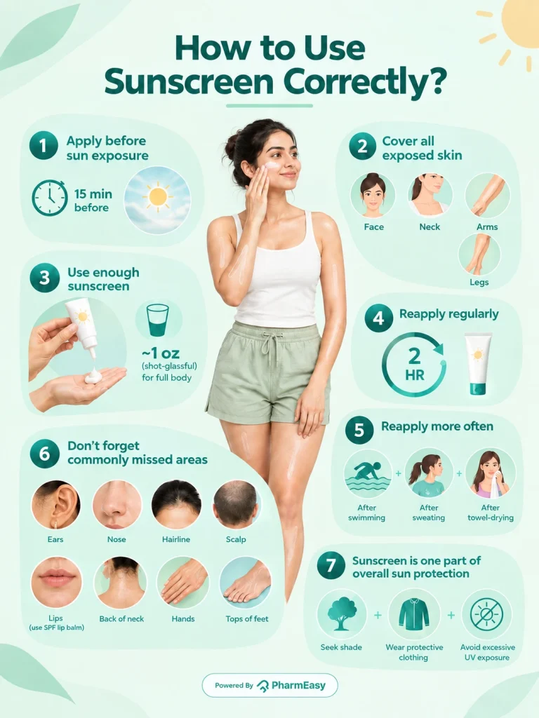 How to Use Sunscreen Correctly?