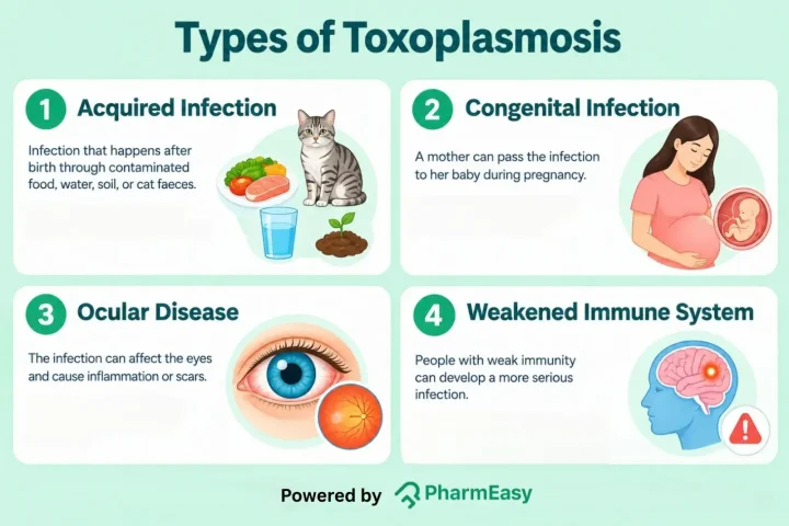 Types of Toxoplasmosis