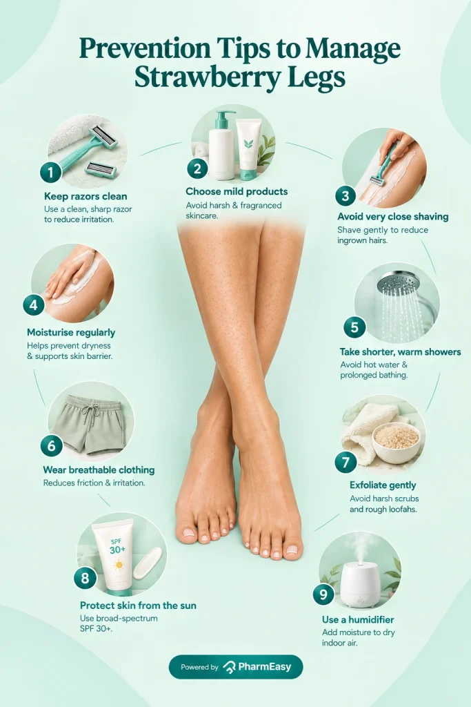 Prevention Tips for Strawberry Legs