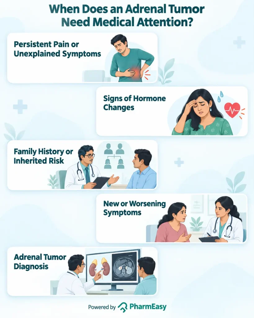 When Does an Adrenal Tumor Need Medical Attention